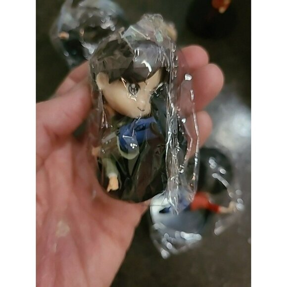 Set Of 7 BTS Mini Vinyl Figure Doll Set In Baggies Korean K-Pop Stars Bangtan - Picture 5 of 6